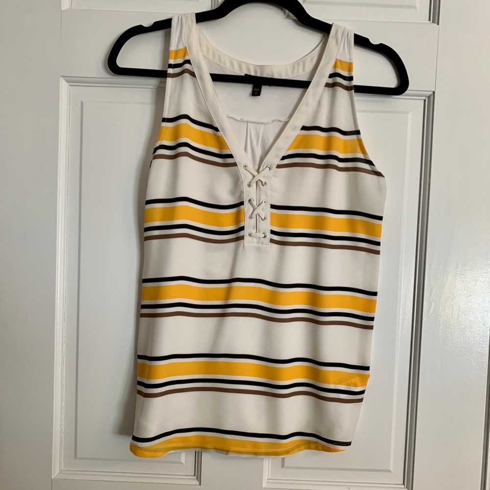 Express Lace-Up Sleeveless Top